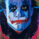 Serigraphy - Blauer Joker 100 x 90 cm - Edition of 120 pieces